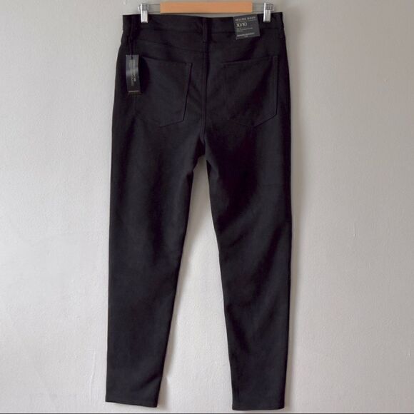 BANANA REPUBLIC Vegan Suede Skinny Jean, Black, 28/6 Tall - Picture 9 of 13